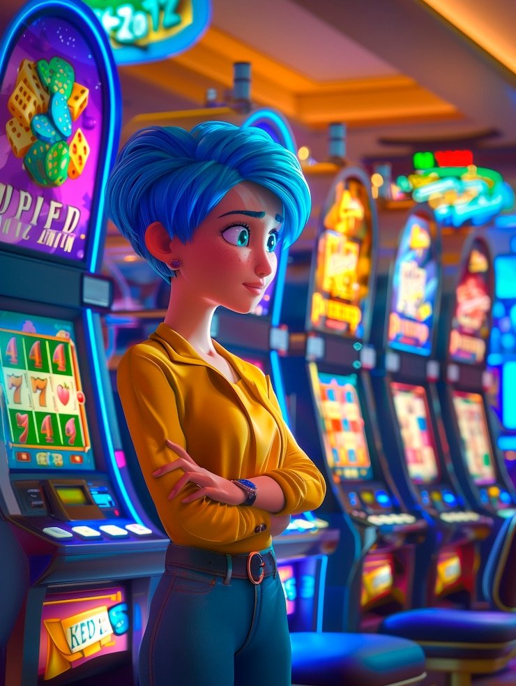 Dealer profesional menjalankan permainan Live Casino Roulette yang interaktif